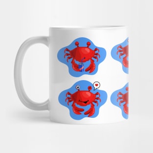 Crab Watercolor Hand Drawn Mug